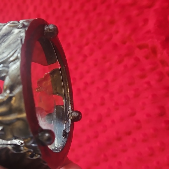 Vintage Pewter Circling Angels Clouds and Stars Candle Holder - Picture 3 of 5